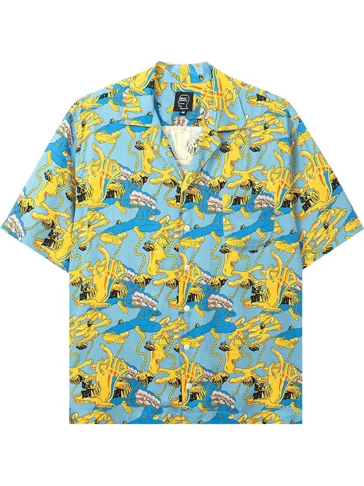 Рубашка Brain Dead Jonny Negron Bondage Printed Short-Sleeve Hawaiian Shirt 'Blue'