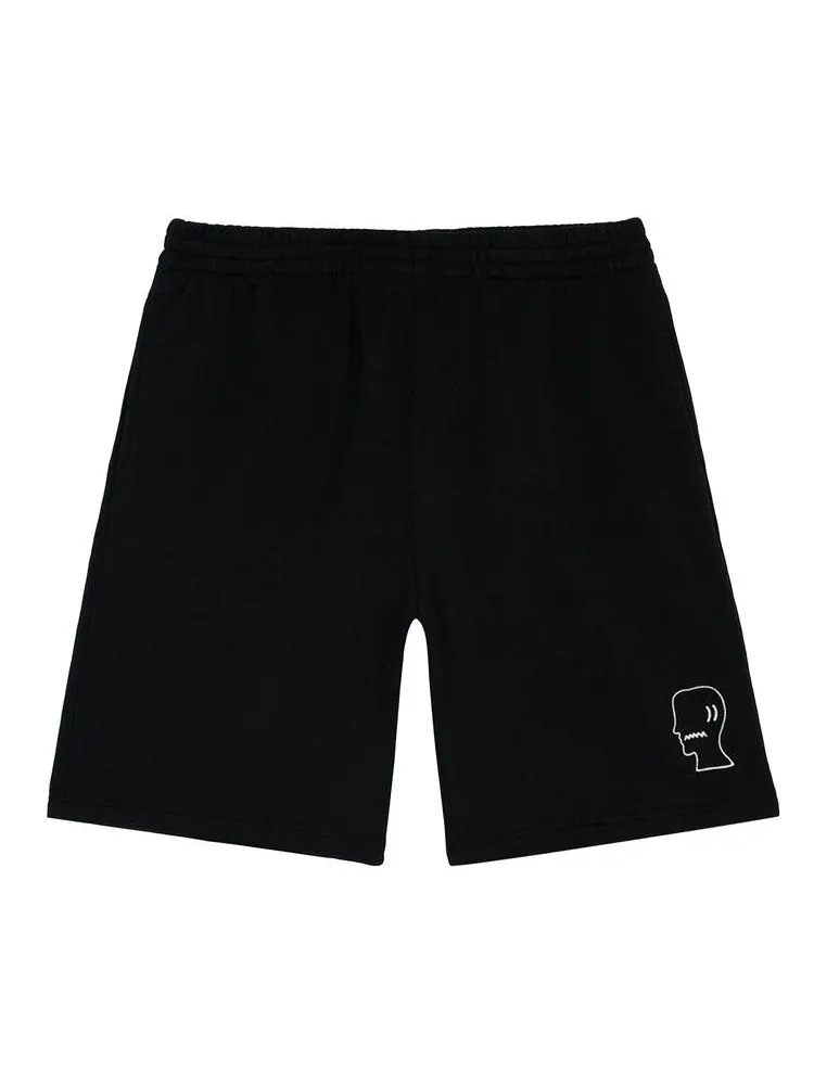 Шорты Brain Dead Logohead Rugby Shorts — изображение 1 из 2, черный