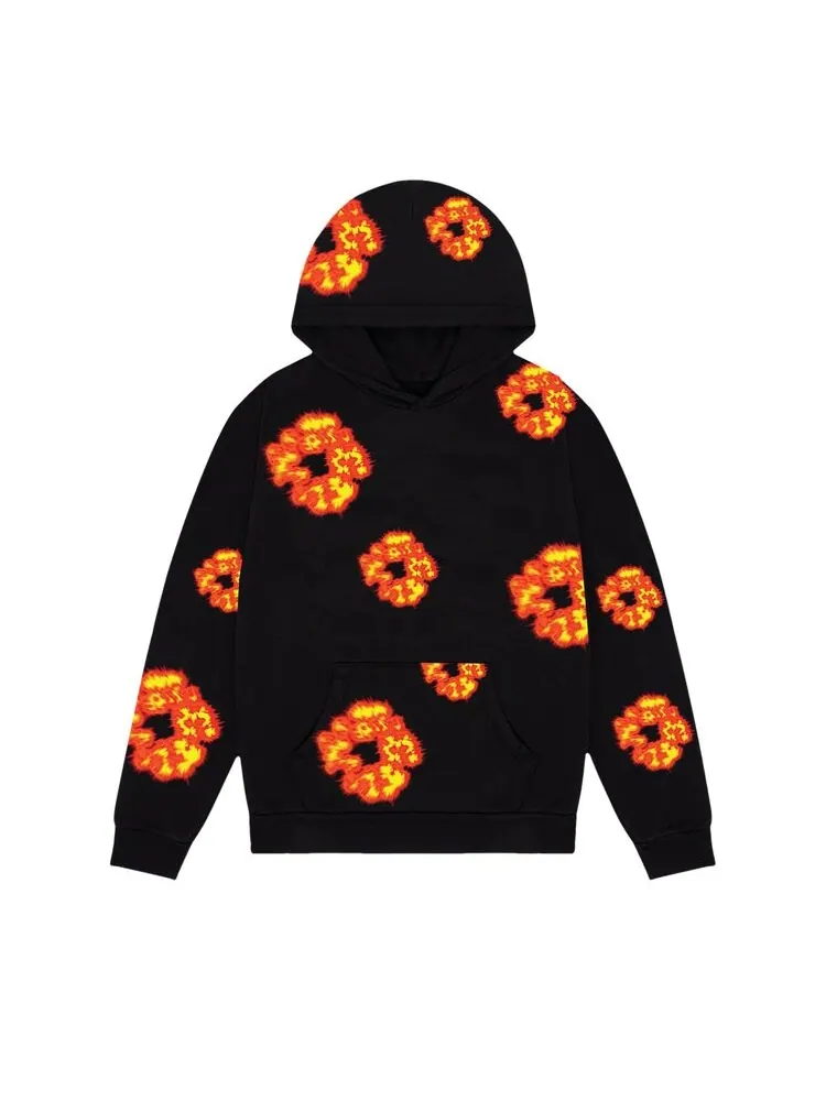Худи Denim Tears x Offset Wreath 'Black' — изображение 1 из 2, черный