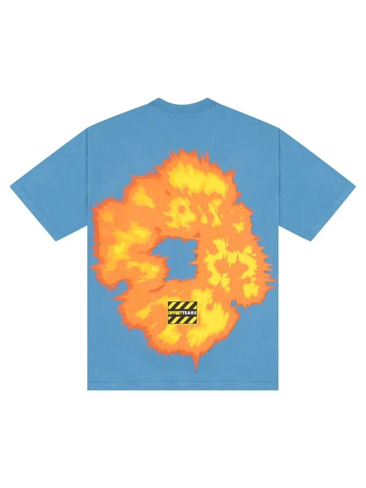 Футболка Denim Tears x Offset Set It Off #2 'Blue' — изображение 2 из 2, синий