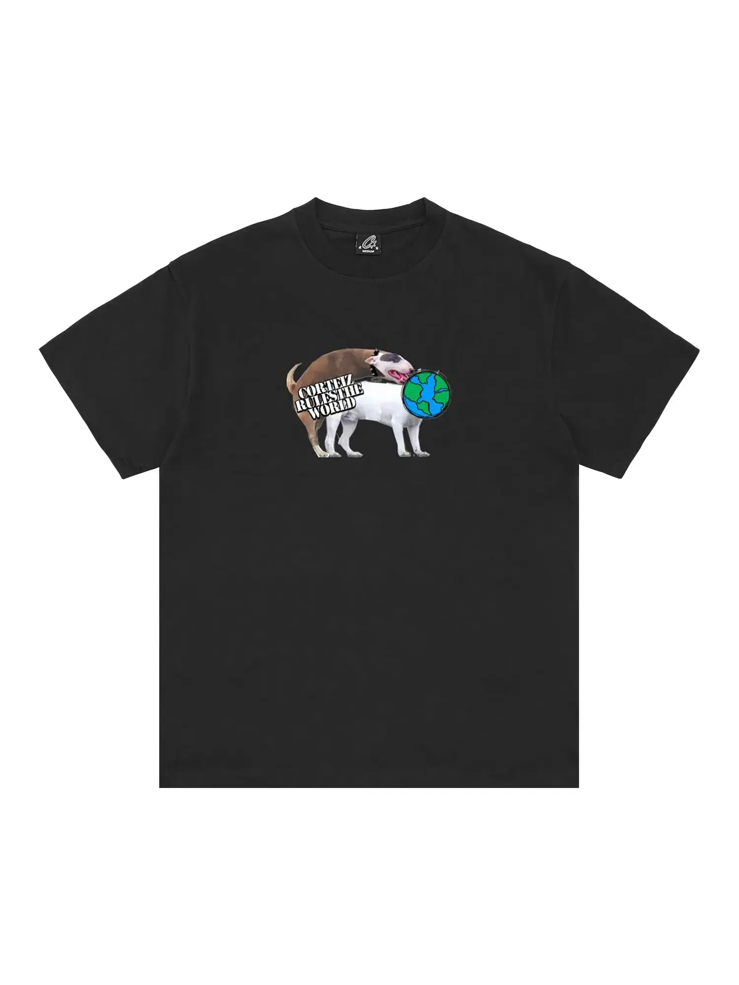 Футболка Corteiz Doggy Tee — изображение 1 из 1, черный