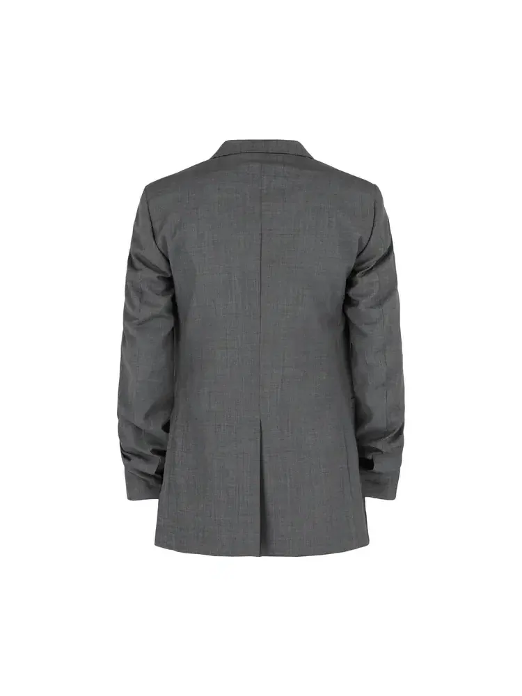Структурированный блейзер Givenchy Slim-Fit Metal Bar — изображение 2 из 2, серый
