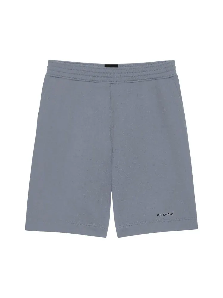 Брюки Givenchy Boxy Fit Logo Bermuda — изображение 1 из 2, серый