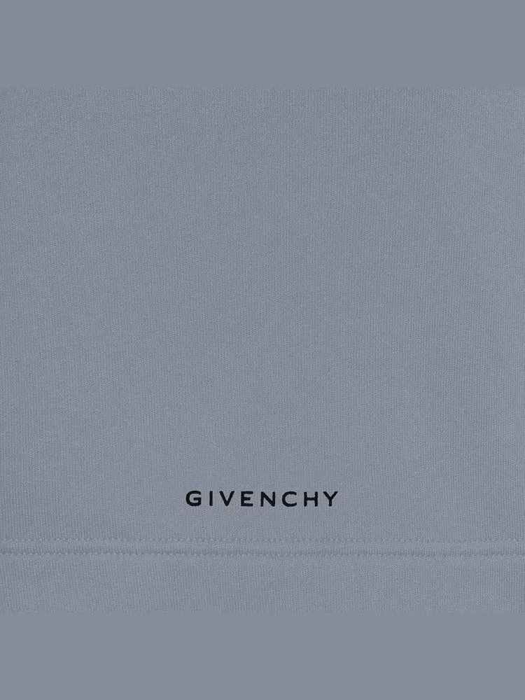Брюки Givenchy Boxy Fit Logo Bermuda — изображение 2 из 2, серый