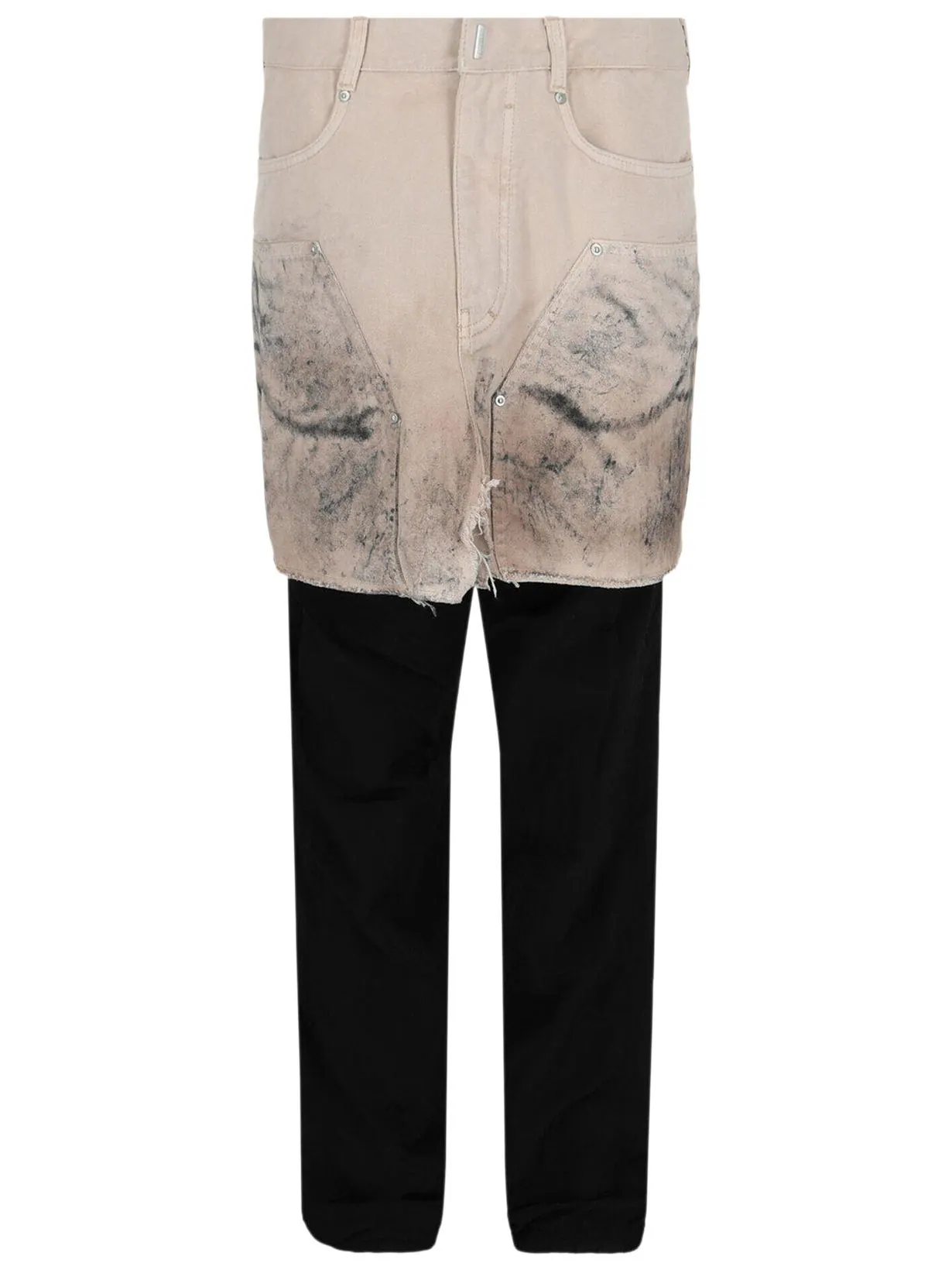 Джинсы Givenchy Destroyed Carpenter Jeans — изображение 1 из 2, черный