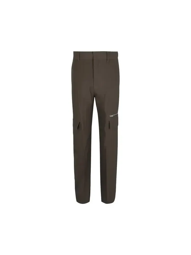 Брюки из шерсти классического кроя с карманами Givenchy — 1