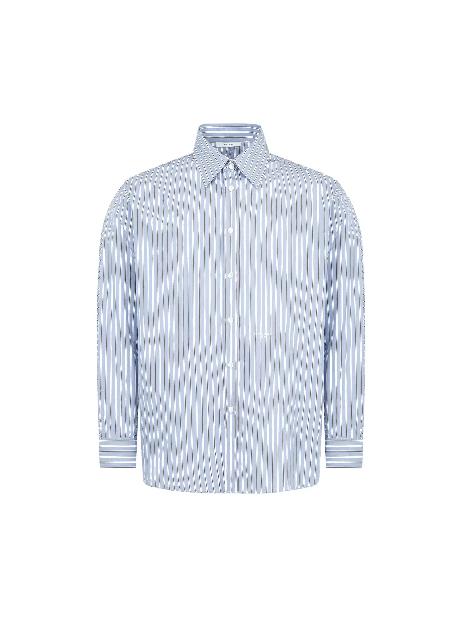 Рубашка Givenchy Couture Seam Overshirt — изображение 1 из 2, белый/темно-синий