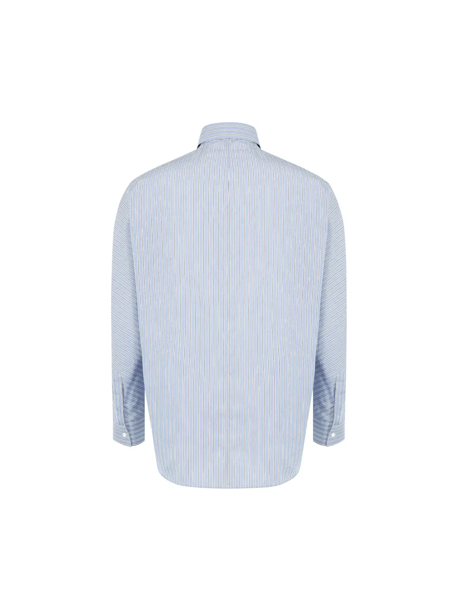 Рубашка Givenchy Couture Seam Overshirt — изображение 2 из 2, белый/темно-синий