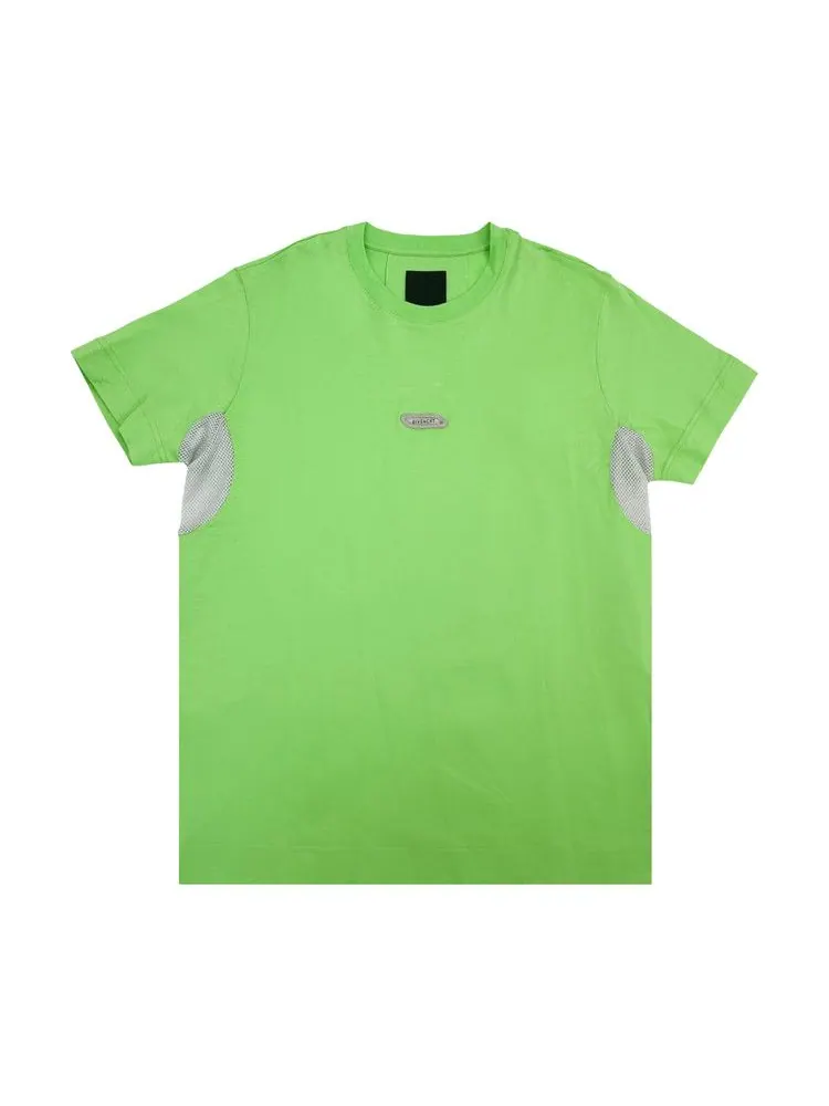 Футболка Givenchy Logo Crewneck Short-Sleeve T-Shirt — изображение 1 из 1, яркий зеленый