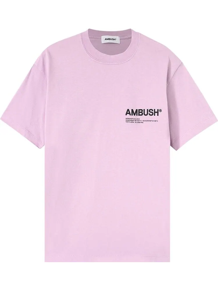 Футболка Ambush Jersey Workshop T-Shirt 'Lavendula/Black' — фиолетовый