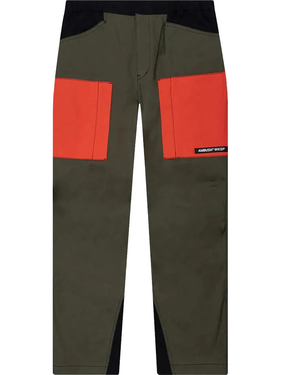 Брюки Ambush Panelled Cargo Pants 'Khaki' — коричневый