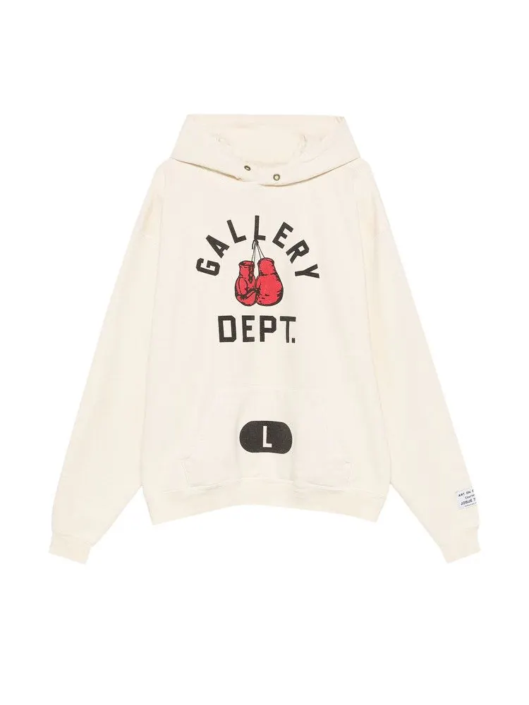 Худи Gallery Dept. Boxing Merch Hoodie — изображение 1 из 2, бежевый