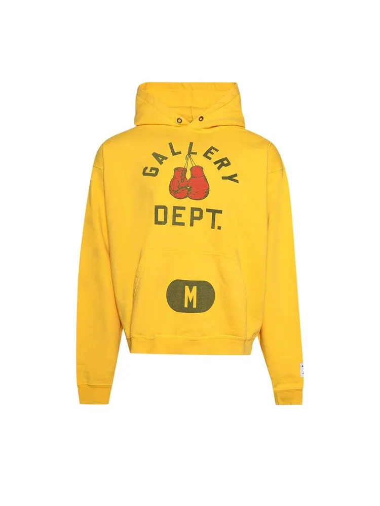 Худи Gallery Dept. Boxing Merch Hoodie — изображение 1 из 1, золотистый желтый