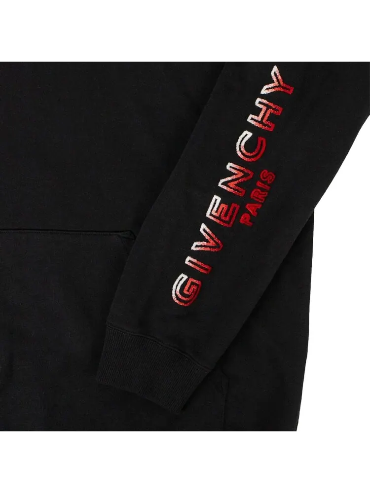 Худи Givenchy Faded Hoodie 'Black' — изображение 3 из 3, черный