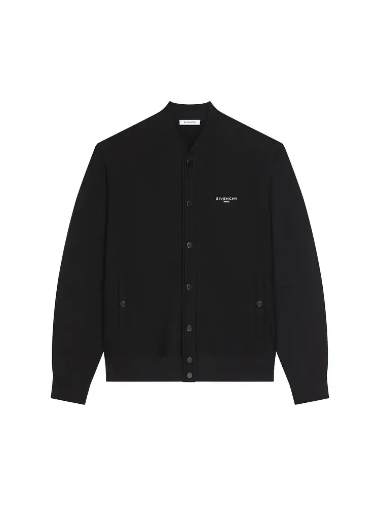 Кардиган с V-образным вырезом и подкладкой Givenchy — изображение 1 из 2, черный