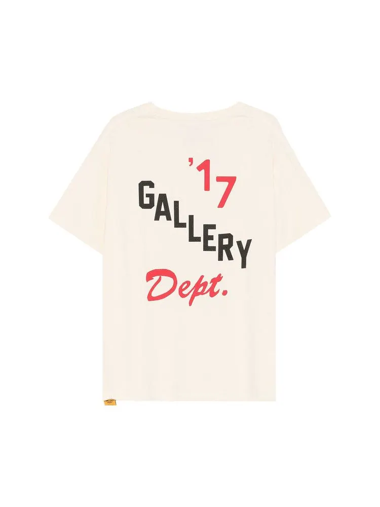 Футболка Gallery Dept. Boxing Merch Tee — изображение 2 из 2, бежевый