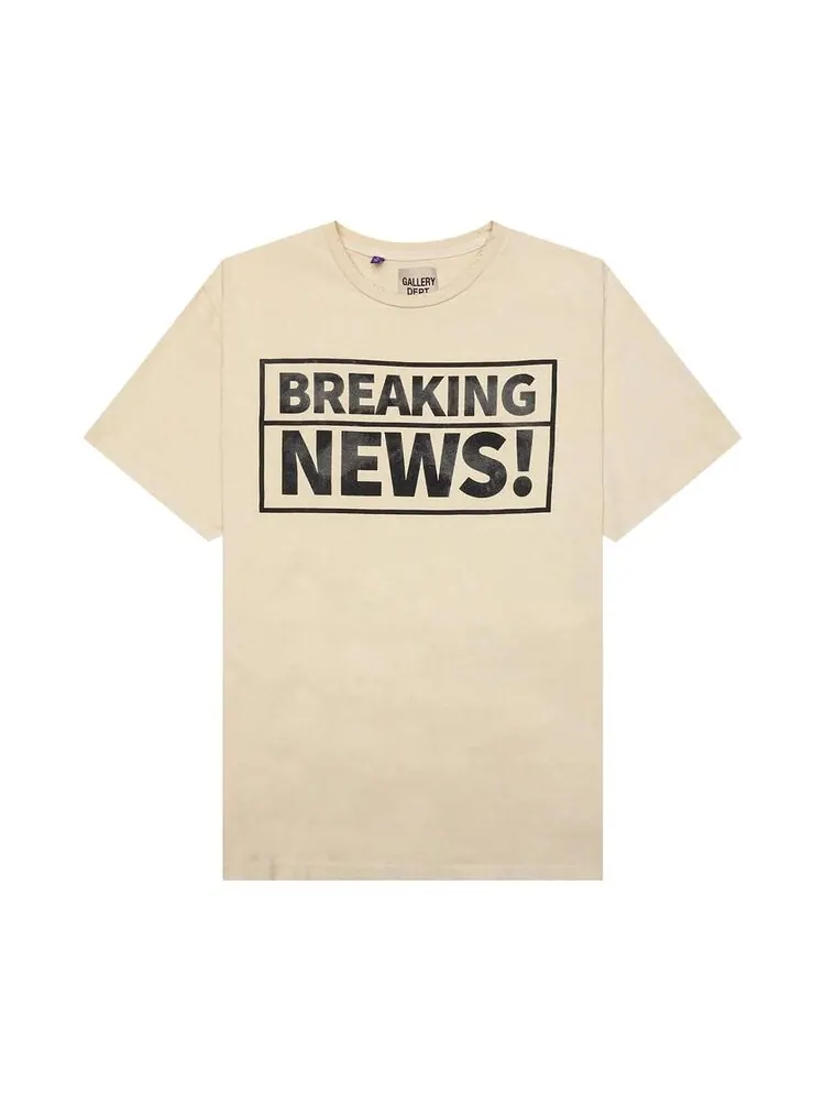 Футболка Gallery Dept. Breaking News 'Antique White' — изображение 1 из 4, белый