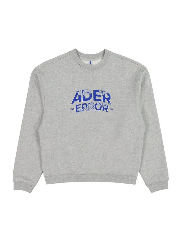 Топ Ader Error Crewneck 'Grey' — серый