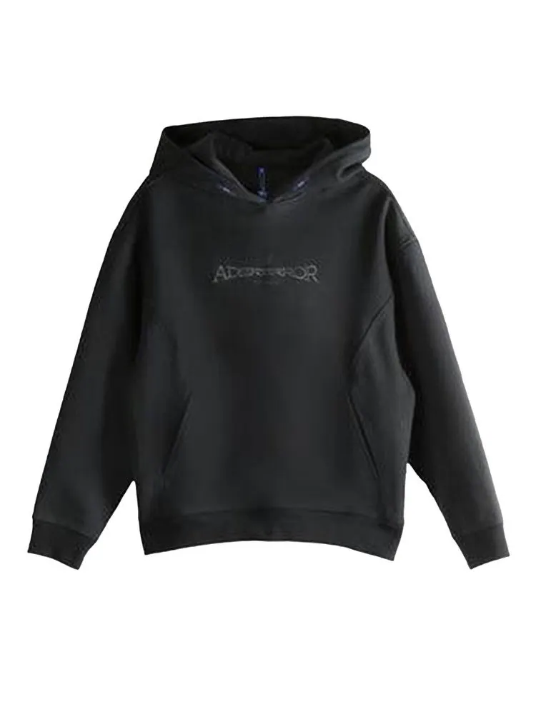 Худи Ader Error Logo Loose Hoodies — черный