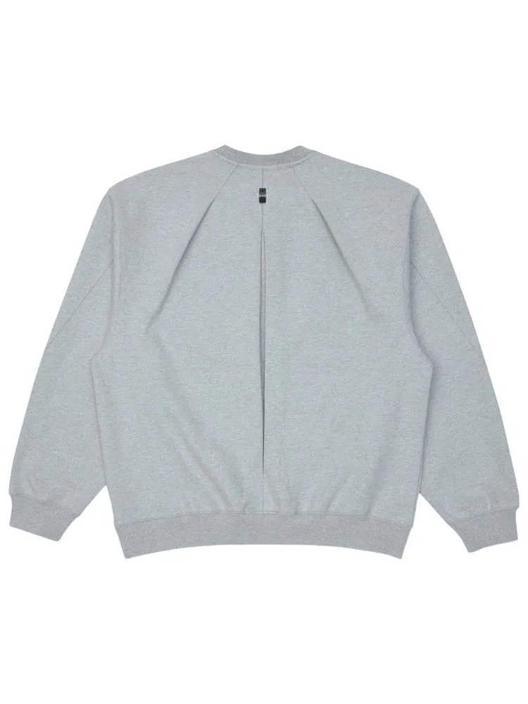 Толстовка Ader Error Pleated Detail Sweatshirt 'Grey' — изображение 2 из 2, серый