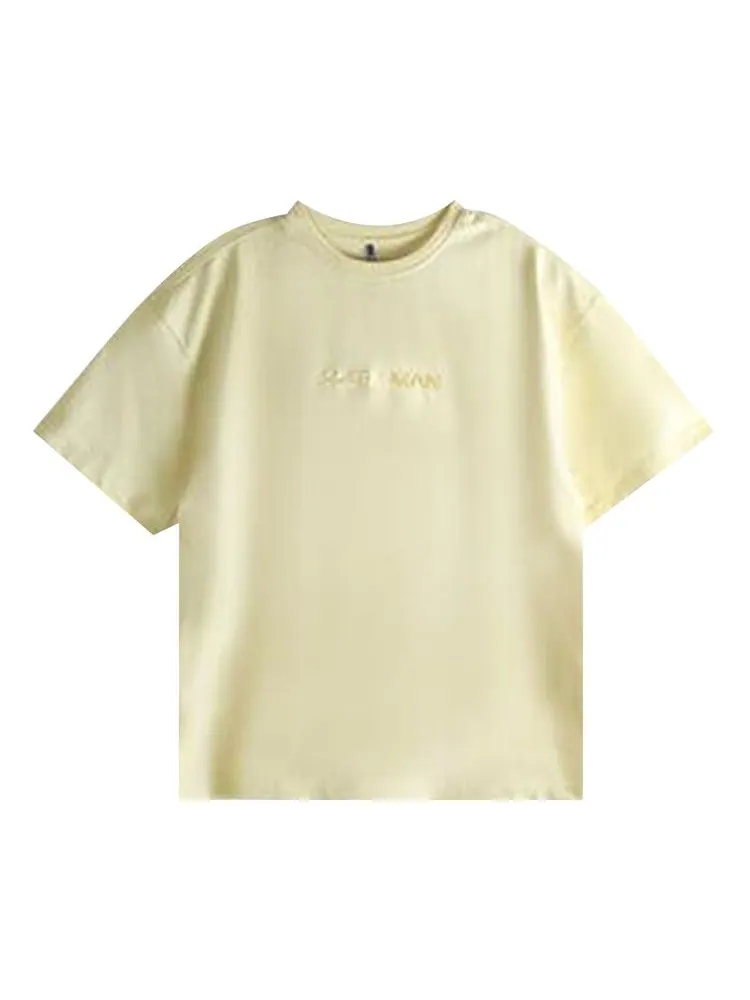 Футболка Ader Error Solid Color Short Sleeved T-Shirt — желтый