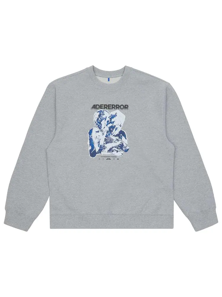 Толстовка Ader Error Semi-Oversized Fit SweatShirt 'Grey' — серый