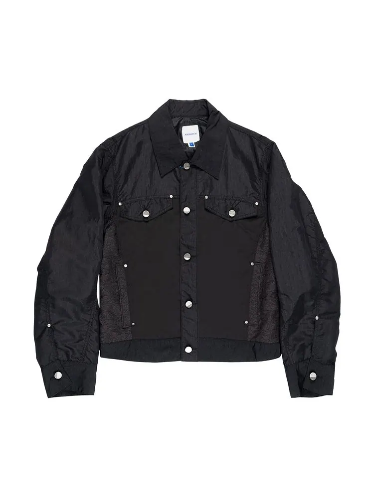 Куртка Ader Error Regular Fit Trucker Jacket 'Black' — черный