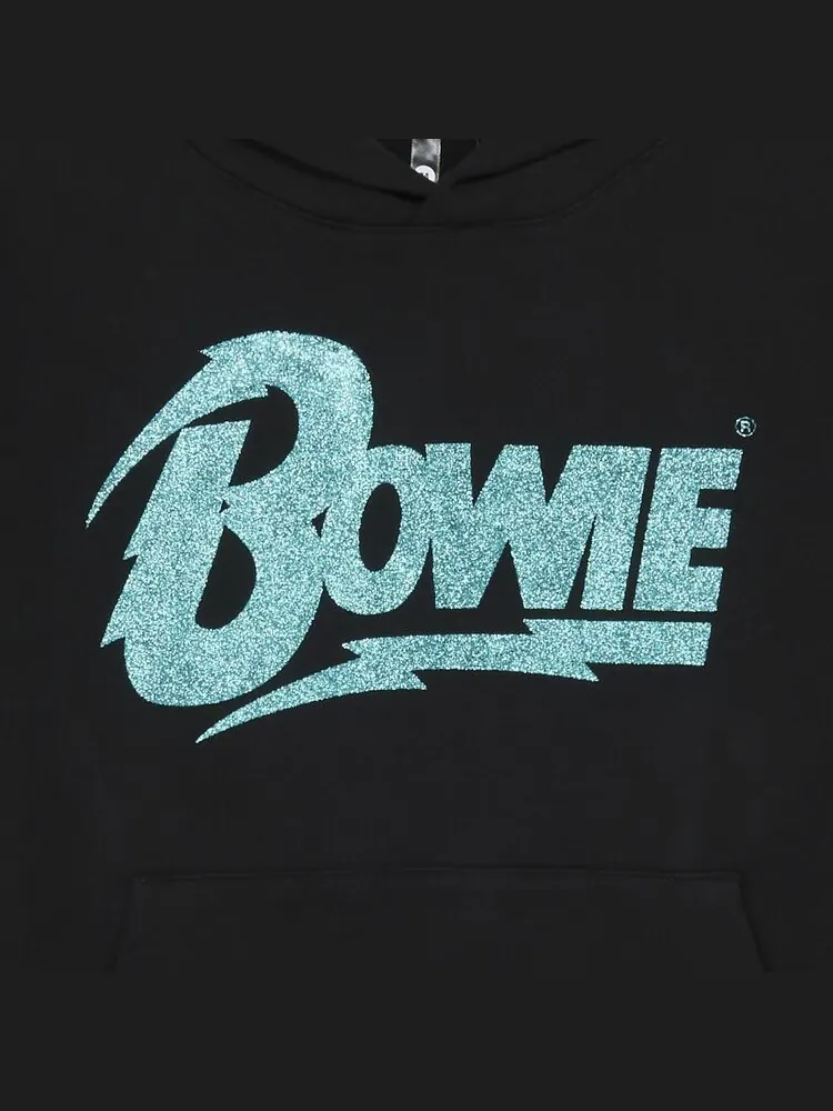 Толстовка GOAT Exclusive WHOLE Bowie Logo Hooded Sweatshirt In Black — изображение 3 из 3, черный