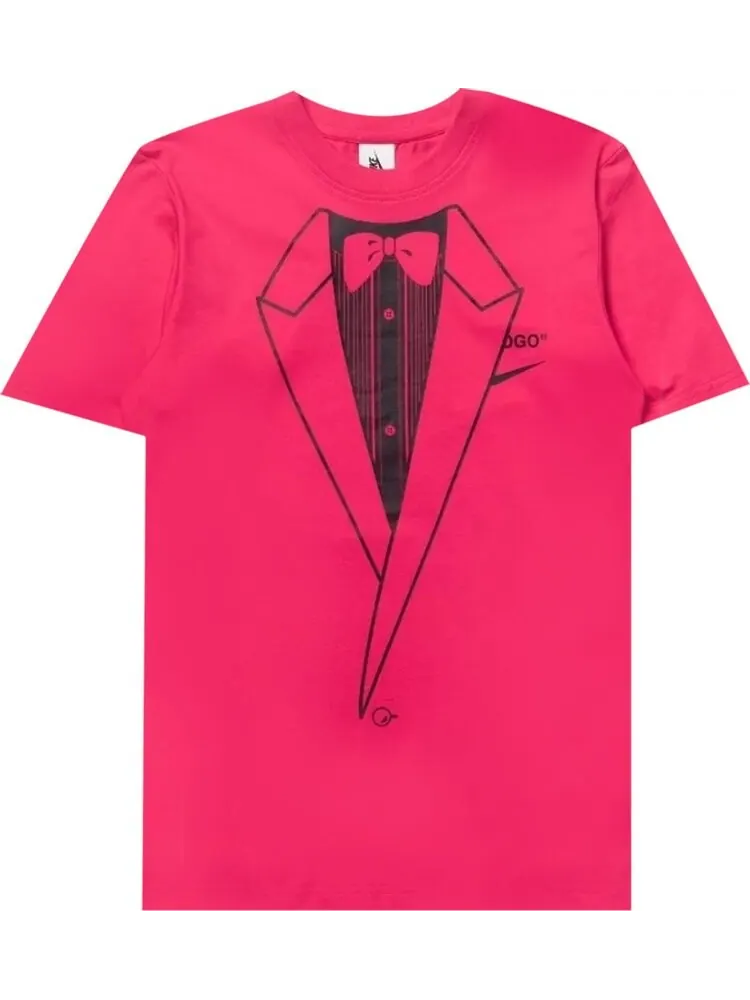 Футболка Nike Women's x Off-White NRG A6 Tee 'Pink Rush/Black' — изображение 1 из 1, розовый