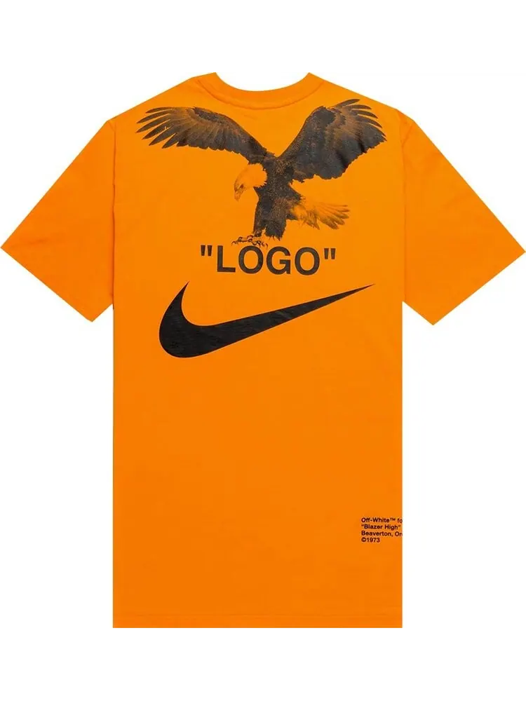 Футболка Nike x Off-White NRG A6 Tee 'Orange Peel' — изображение 2 из 2, оранжевый