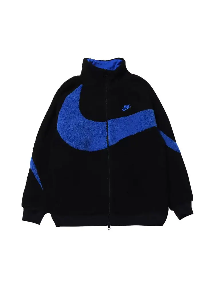 Куртка Nike Big Swoosh Reversible Boa Jacket (Asia Sizing) — изображение 1 из 1, черный