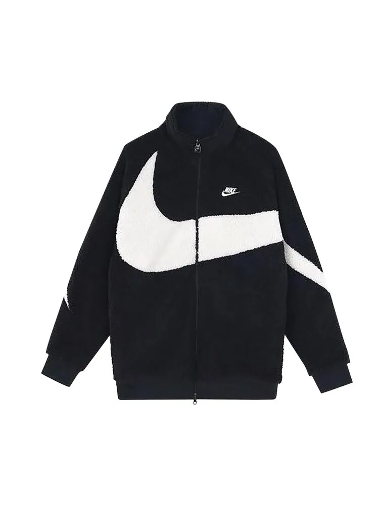 Куртка Nike Big Swoosh Reversible Boa Jacket — изображение 1 из 2, черный