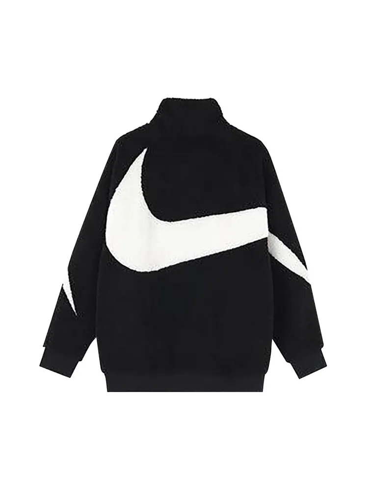 Куртка Nike Big Swoosh Reversible Boa Jacket — изображение 2 из 2, черный