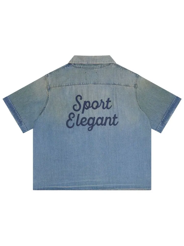 Рубашка Gallery Dept. Bartz Shirt — изображение 2 из 2, синий