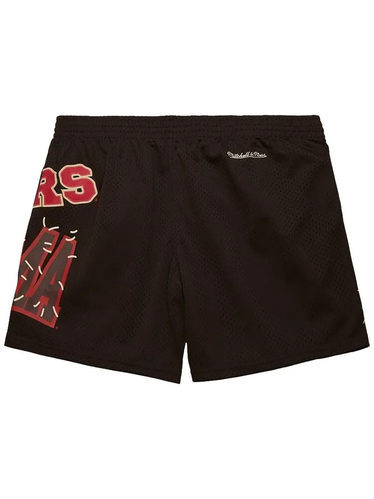 Шорты Cactus Jack By Travis Scott Cactus Jack by Travis Scott x Mitchell & Ness University Of Oklahoma Shorts, коричневый