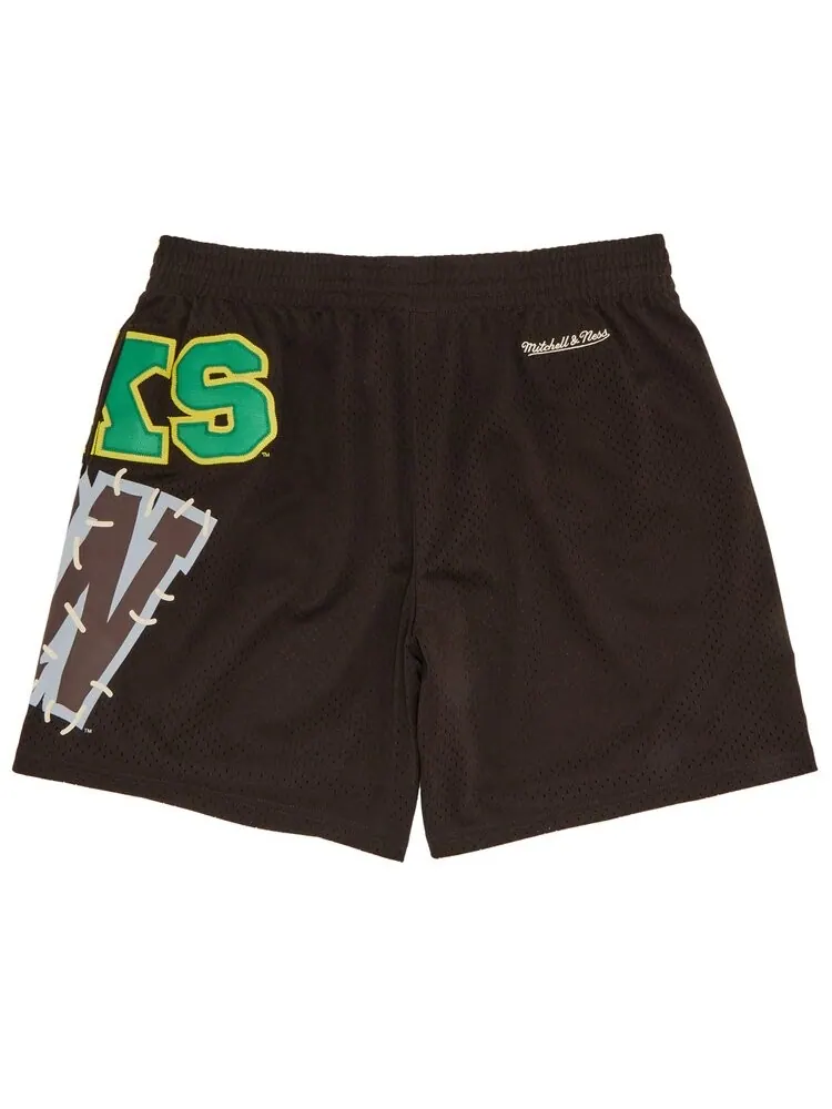 Шорты Cactus Jack By Travis Scott Cactus Jack by Travis Scott x Mitchell & Ness University Of Oregon Shorts, коричневый