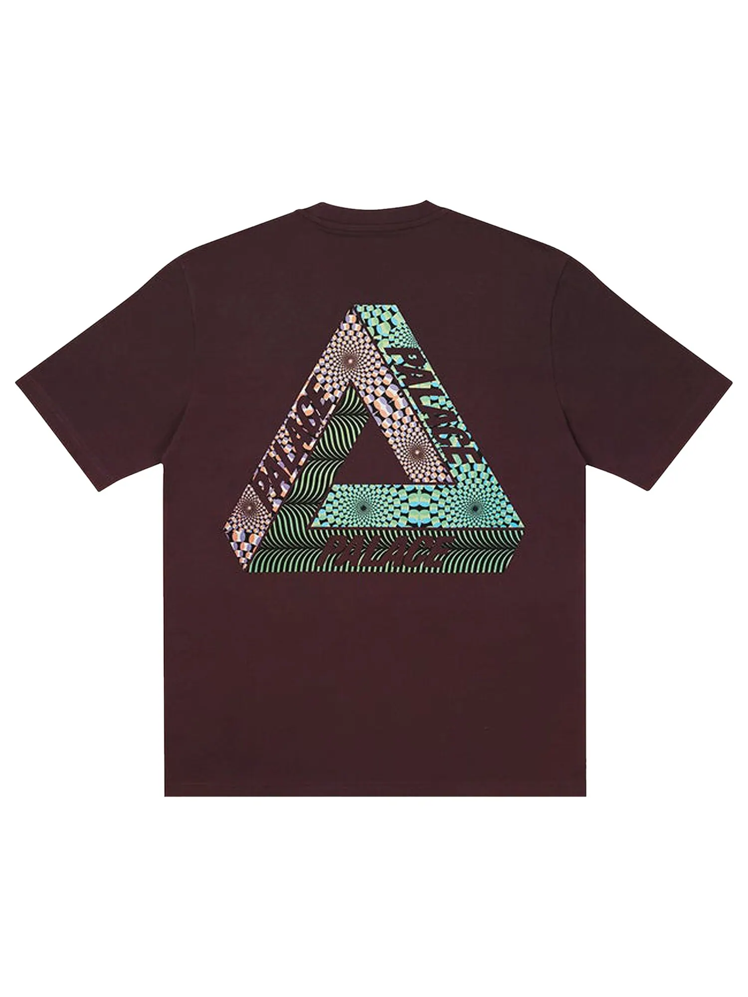 Футболка Palace Tri-Eye Бордовый — изображение 2 из 2, фиолетовый