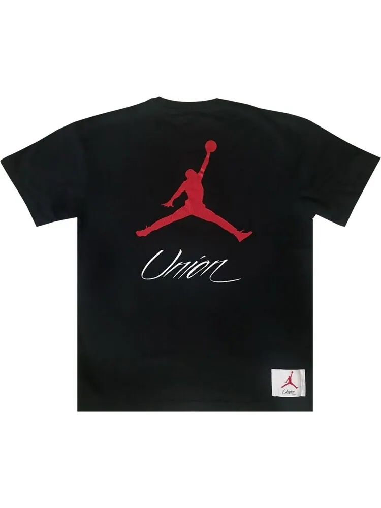 Футболка Air Jordan x Union NRG Vault AJ Flight Jumpman Tee 'Black' — изображение 2 из 2, черный