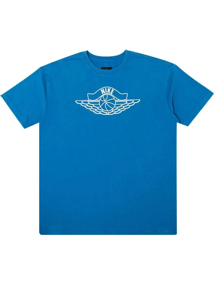 Футболка Air Jordan x Union NRG Vault AJ Flight Nike x Wings Tee 'Blue' — изображение 1 из 1, синий