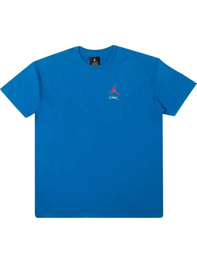 Футболка Air Jordan x Union NRG Vault AJ Flight Jumpman Tee 'Blue' — изображение 1 из 2, синий