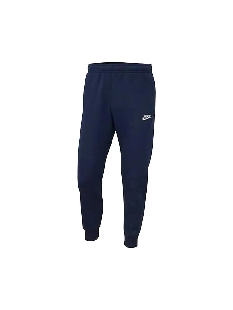 Джоггеры Nike Sportswear Club Fleece Joggers — изображение 1 из 2, темно-синий/белый