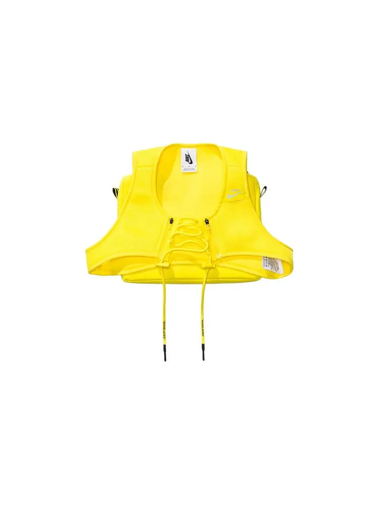 Топ Nike Womens x Off-White NRG X Cross Bib — изображение 1 из 3, желтый