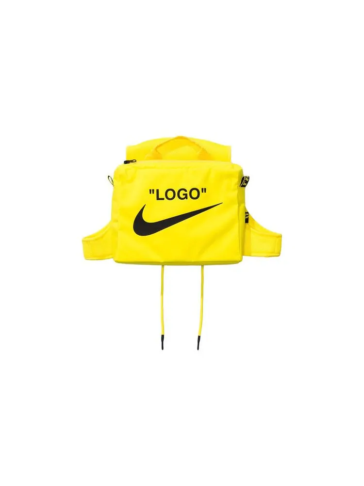 Топ Nike Womens x Off-White NRG X Cross Bib — изображение 2 из 3, желтый