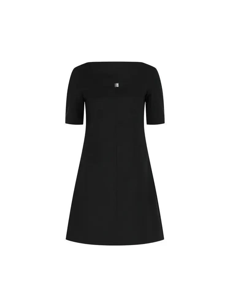 Мини-платье с коротким рукавом Givenchy — изображение 1 из 2, черный