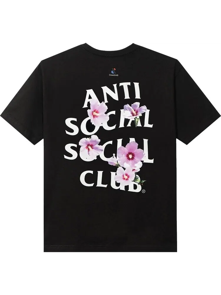 Футболка Anti Social Social Club x Case Study Mugunghwa Tee 'Black' — изображение 2 из 2, черный