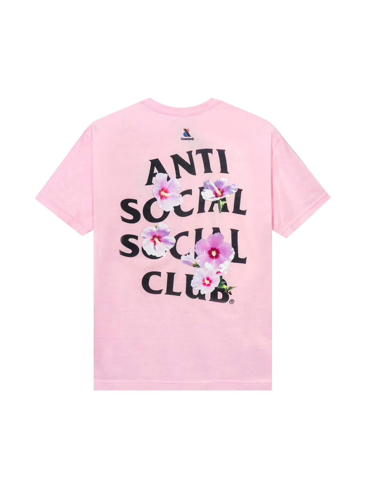 Футболка Anti Social Social Club x Case Study Mugunghwa Розовая — изображение 2 из 2, розовый