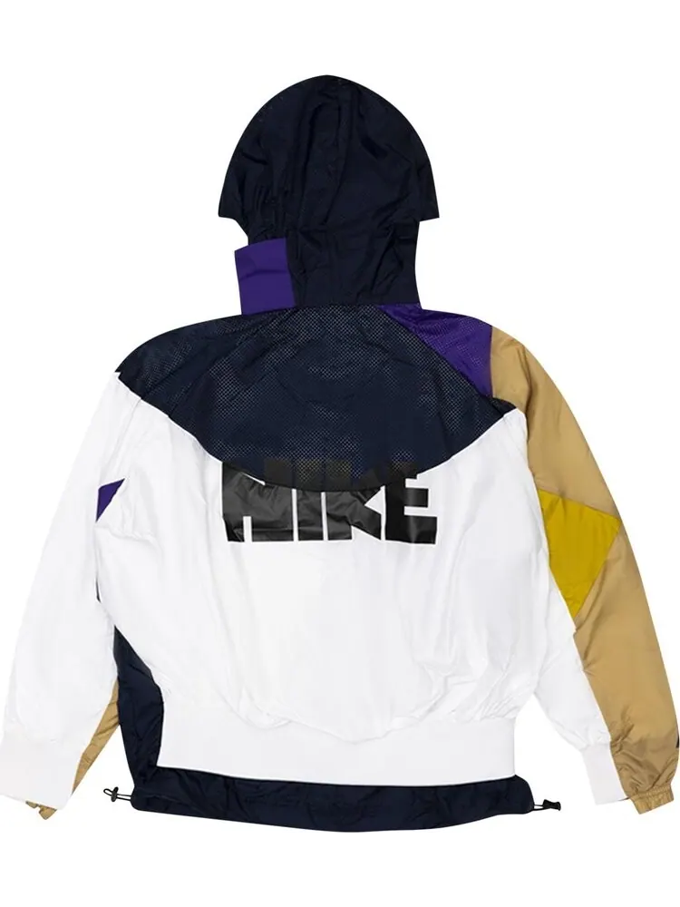 Анорак Nike x Sacai Hooded Anorak 'Obsidian/Court Purple' — изображение 2 из 2, синий