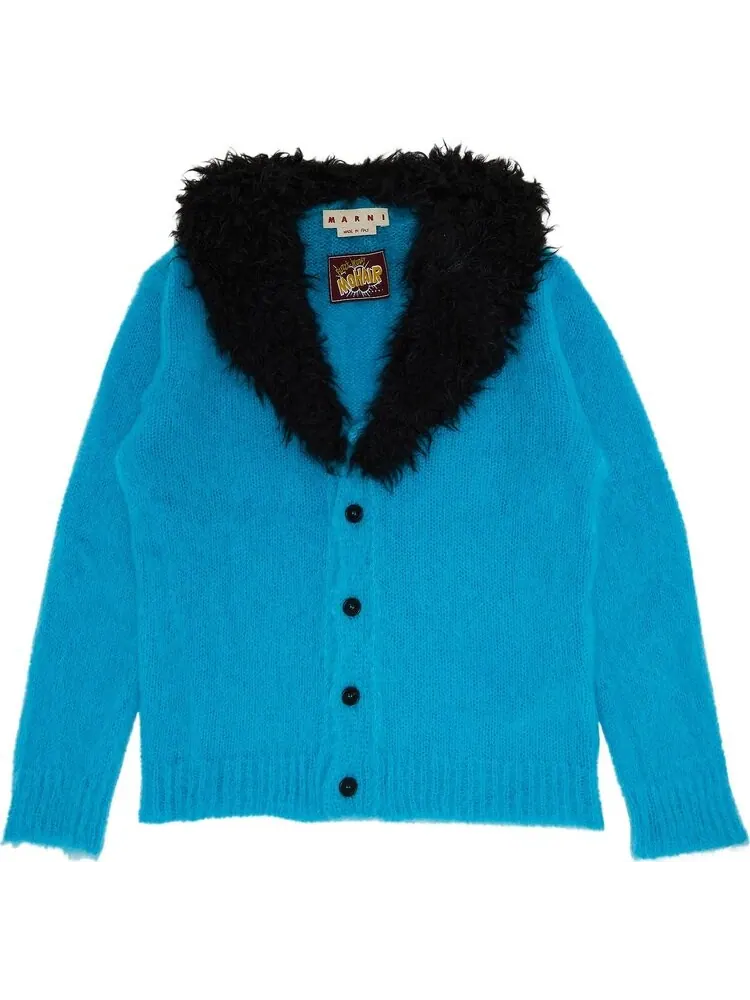 Кардиган Marni Cardigan 'Turquoise' — синий