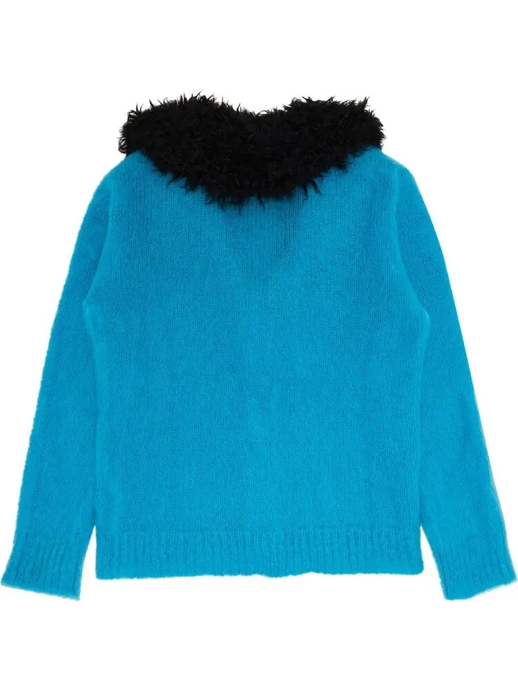 Кардиган Marni Cardigan 'Turquoise' — изображение 2 из 3, синий