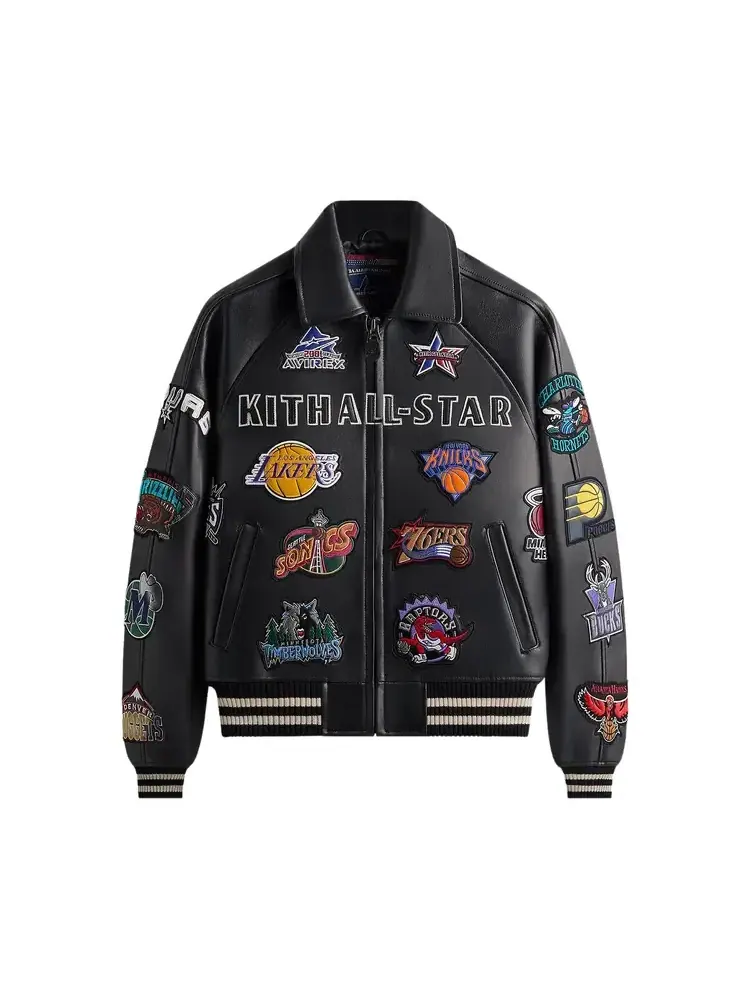 Куртка-бомбер Kith x Avirex For NBA All-Star — изображение 1 из 2, черный